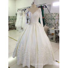 Популярная Линия Продажи Настроить Тонкий Свадебное Платье